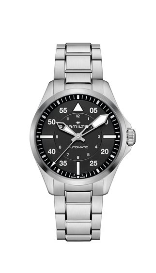 Orologio Hamilton Uomo Khaki Aviation Auto in Acciaio H76305130 - H76305130